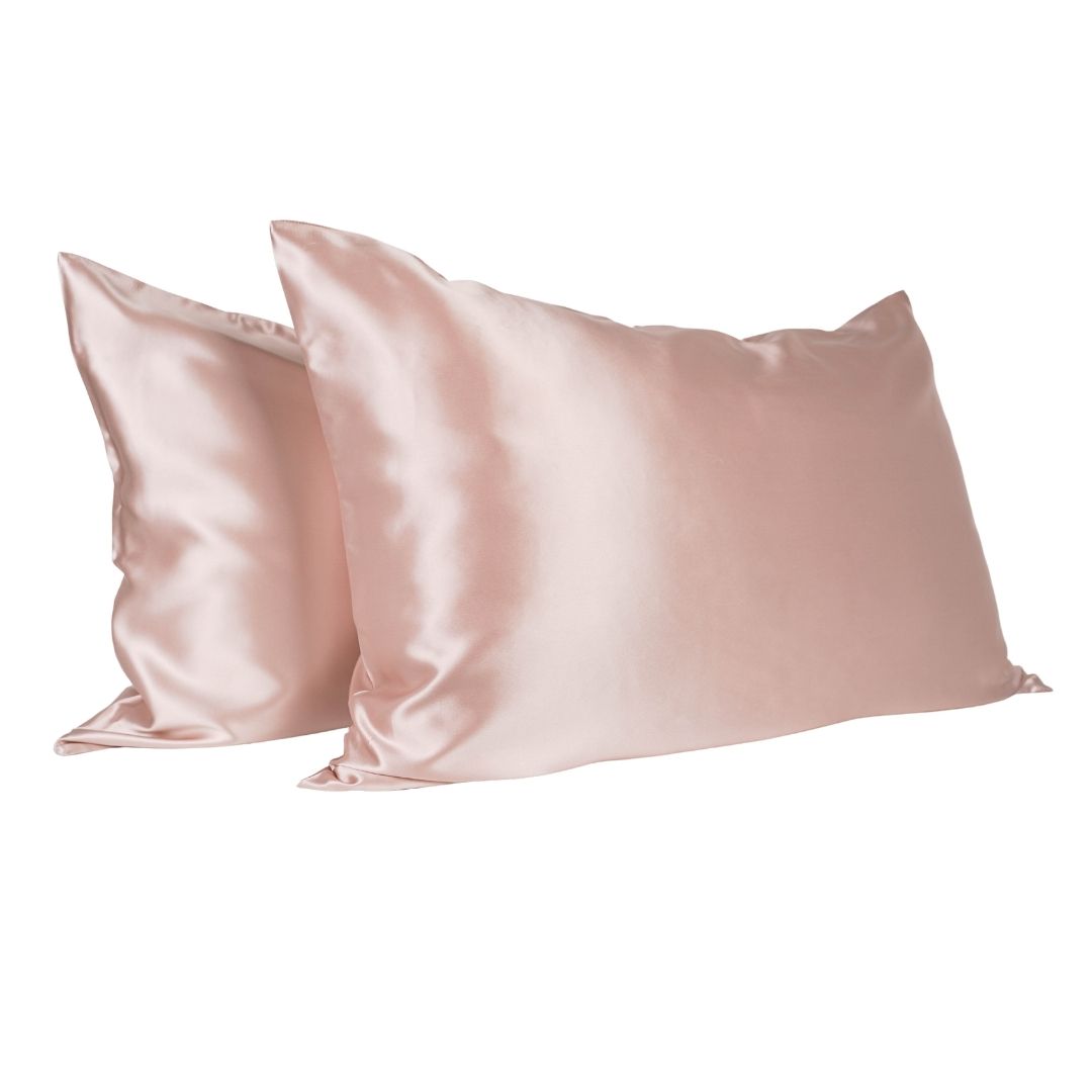 Silk vs satin sleep mask — Soreia 22 momme mulberry silk sleep mask showing why real silk outperforms synthetic satin