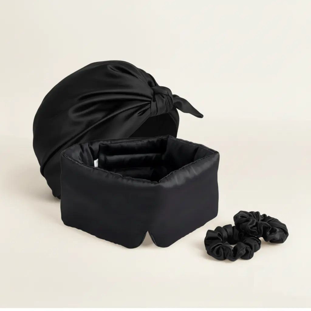 Best silk sleep gift sets 2026 — Soreia luxury mulberry silk sleep mask and bonnet gift set