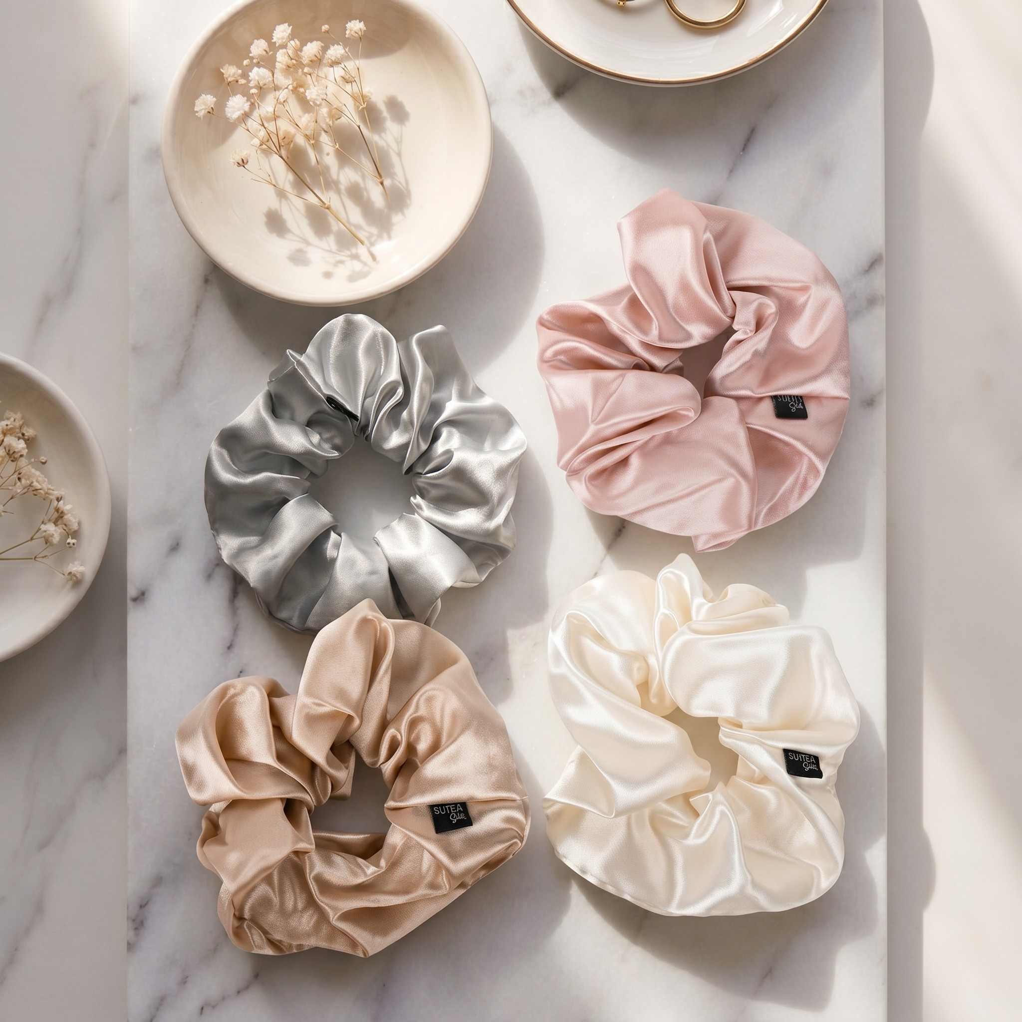 Statement Silk Scrunchie — Oversized | 22 Momme Mulberry Silk