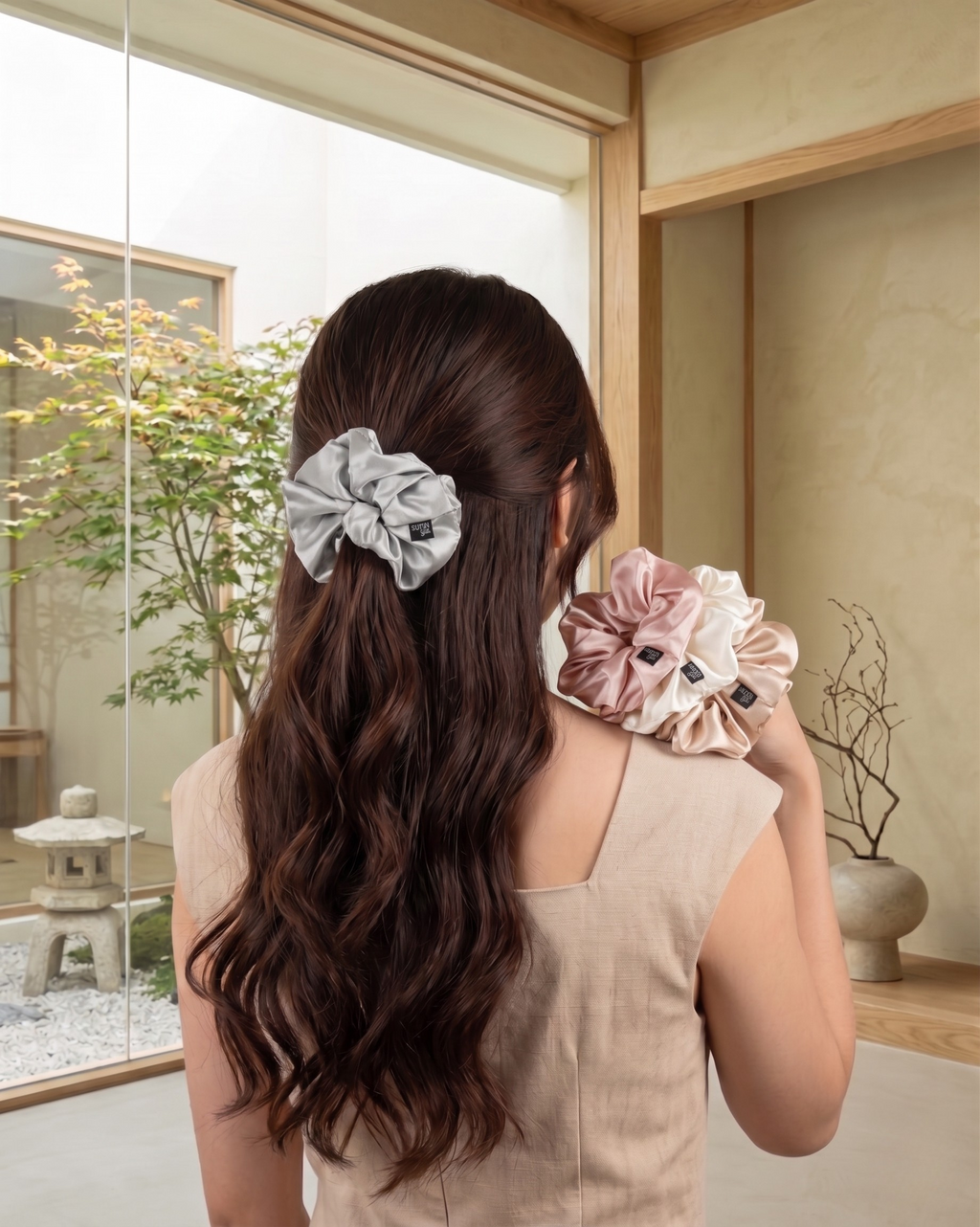 Statement Silk Scrunchie — Oversized | 22 Momme Mulberry Silk