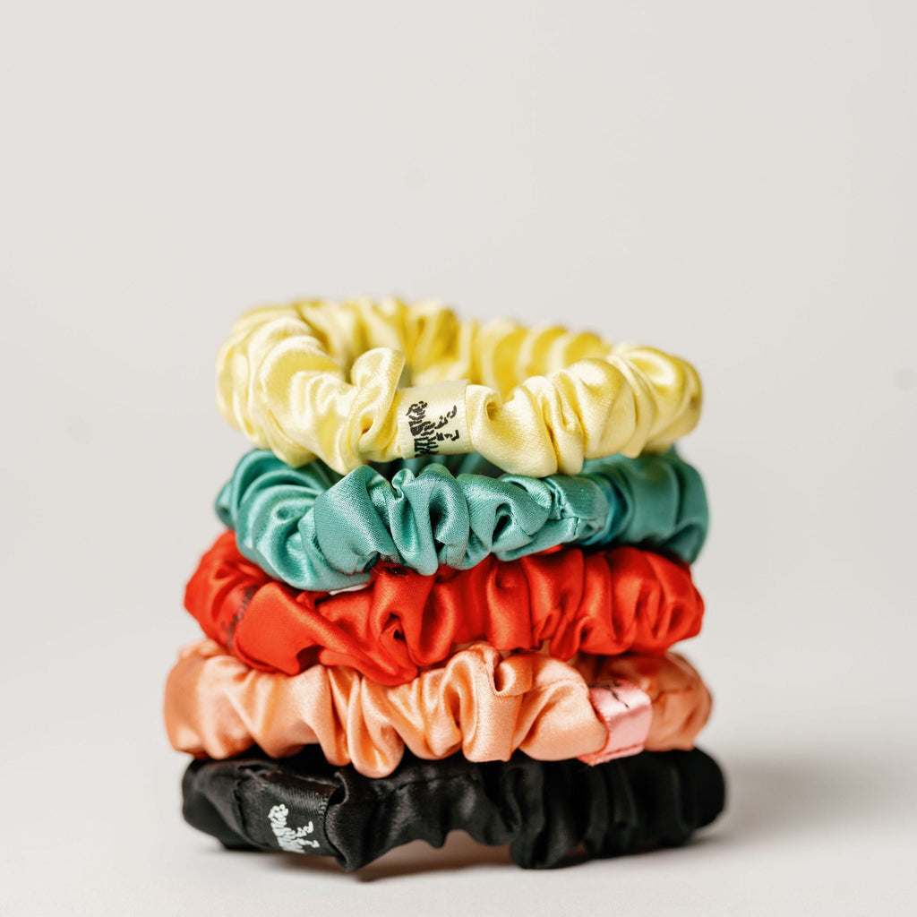 Organic Silk Scrunchie — Jade Green | 22 Momme Mulberry Silk