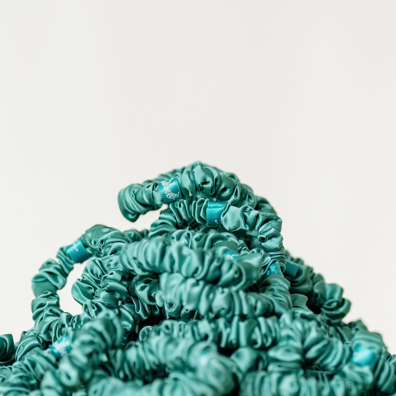 Organic Silk Scrunchie — Jade Green | 22 Momme Mulberry Silk