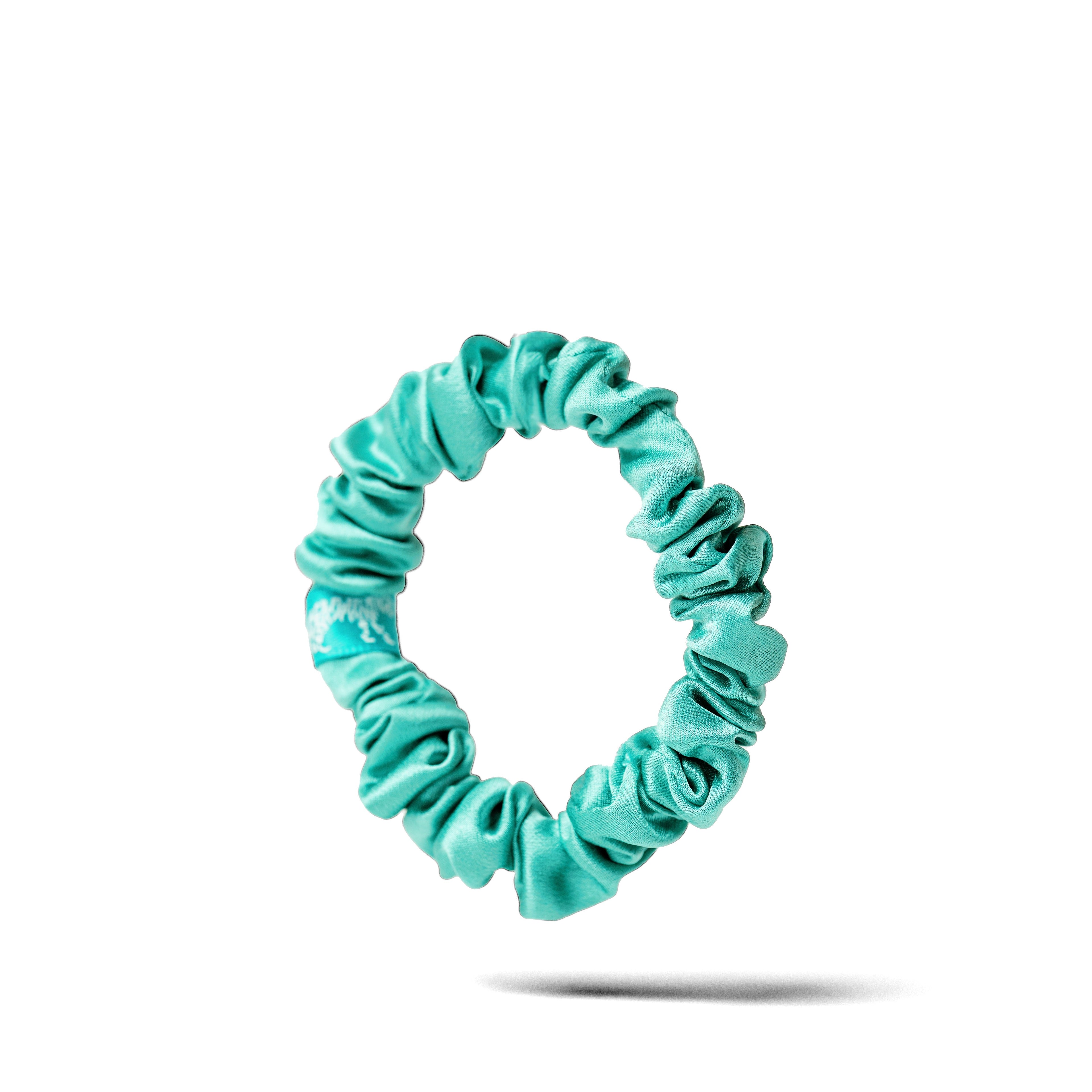 Organic Silk Scrunchie — Jade Green | 22 Momme Mulberry Silk