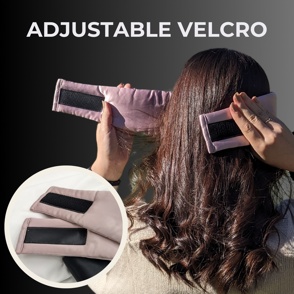 Soreia Mulberry Silk Sleep Mask in 22 Momme with adjustable fit, soft and smooth silk covering the eyes for comfortable sleep.