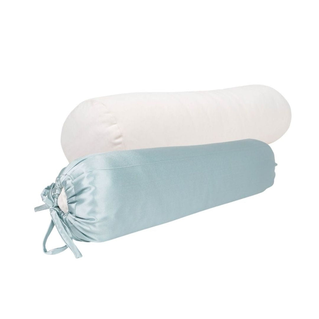 Baby blue Silk Baby Bundle of Joy Gift Set by Soreia, featuring soft silk items perfect for newborns.