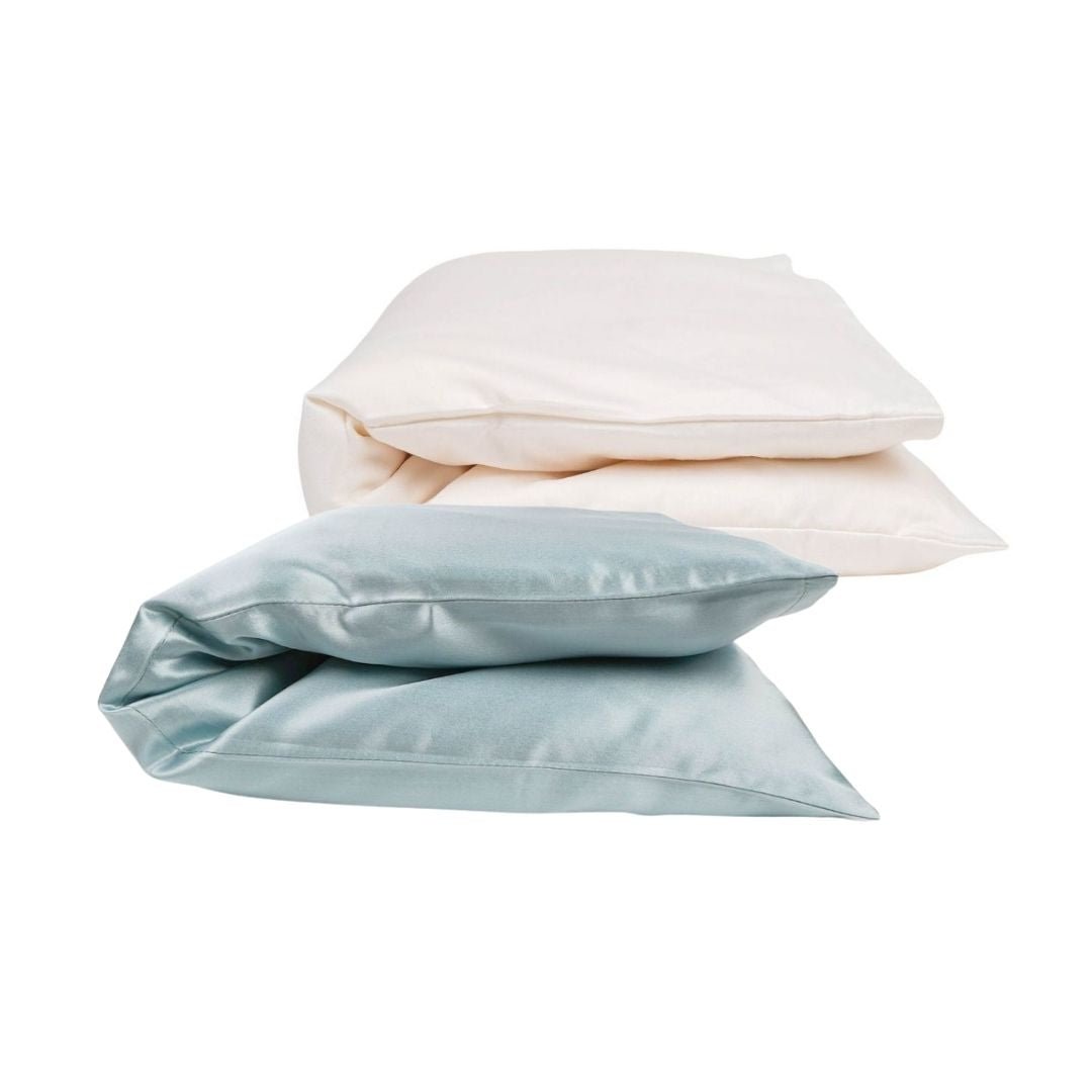 Baby blue Silk Baby Bundle of Joy Gift Set by Soreia, featuring soft silk items perfect for newborns and gifts.